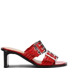 Мюли с поясом и пряжками Мюли с поясом и пряжками