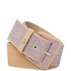 Ремень со стразами