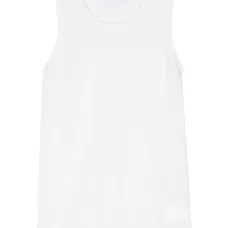 Трикотажный топ без рукавов