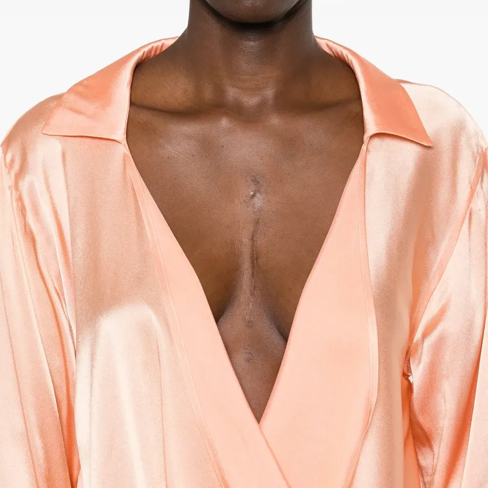 Атласная блузка Anna