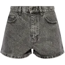 Шорты из вареного денима Шорты из вареного денима