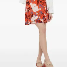 Юбка мини с оборками