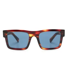 Солнцезащитные очки в квадратной оправе черепаховой расцветки