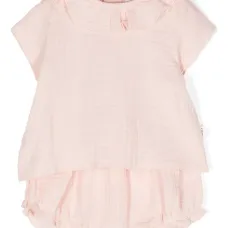 Комплект из топа и блумеров с оборками