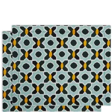 Набор из двух настольных ковриков с геометричным принтом