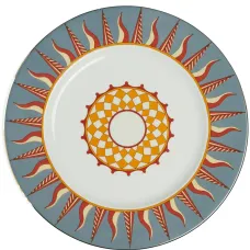Тарелка с геометричным принтом (31 см)