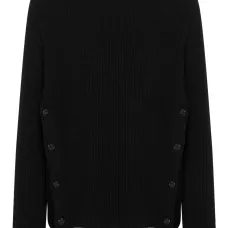 Джемпер из вирджинской шерсти в рубчик Джемпер из вирджинской шерсти в рубчик