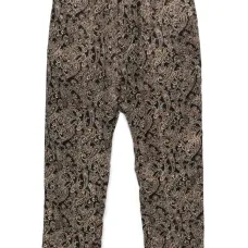 Зауженные брюки с узором пейсли