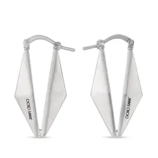 Серьги Diamond с логотипом