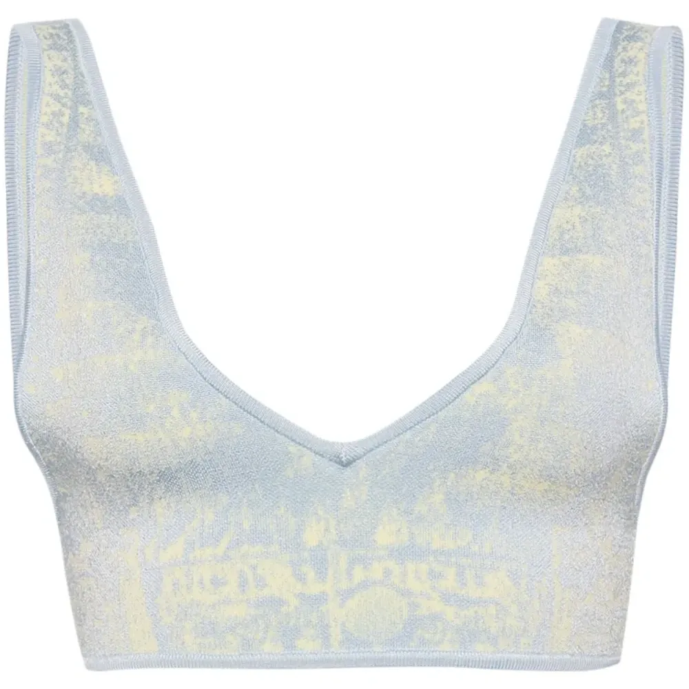 Топ-бра с принтом