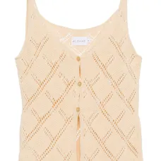 Топ Kiss в технике кроше Топ Kiss в технике кроше