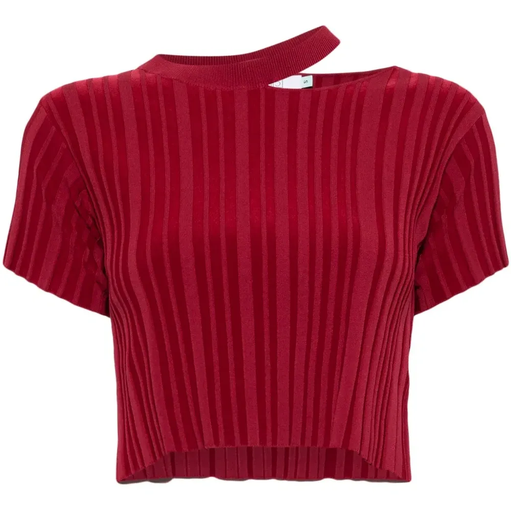 Укороченный топ Allison с вырезами