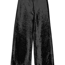 Широкие брюки с пайетками