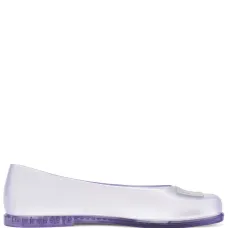 Балетки с тисненым логотипом из коллаборации с Melissa Балетки с тисненым логотипом из коллаборации с Melissa