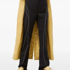 Брюки с контрастной прострочкой Брюки с контрастной прострочкой