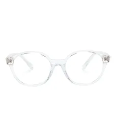 Очки в круглой оправе с декором Medusa