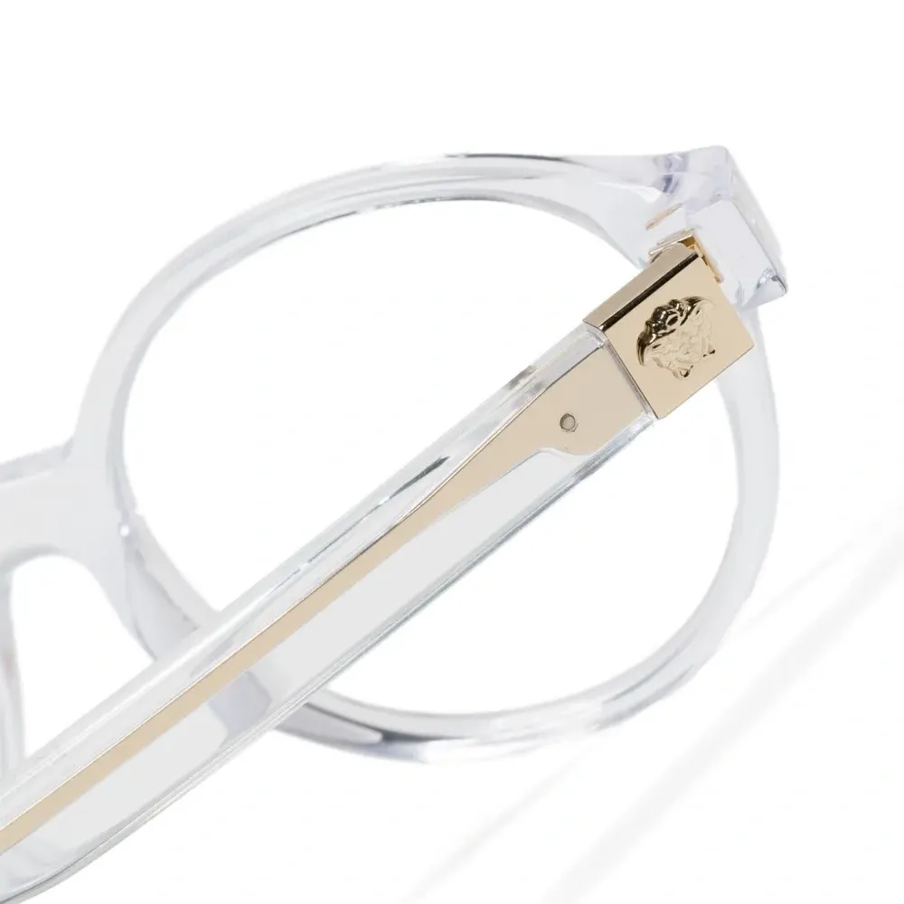 Очки в круглой оправе с декором Medusa Очки в круглой оправе с декором Medusa