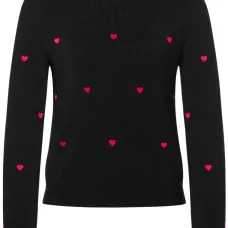 Джемпер вязки интарсия с вышивкой Джемпер вязки интарсия с вышивкой