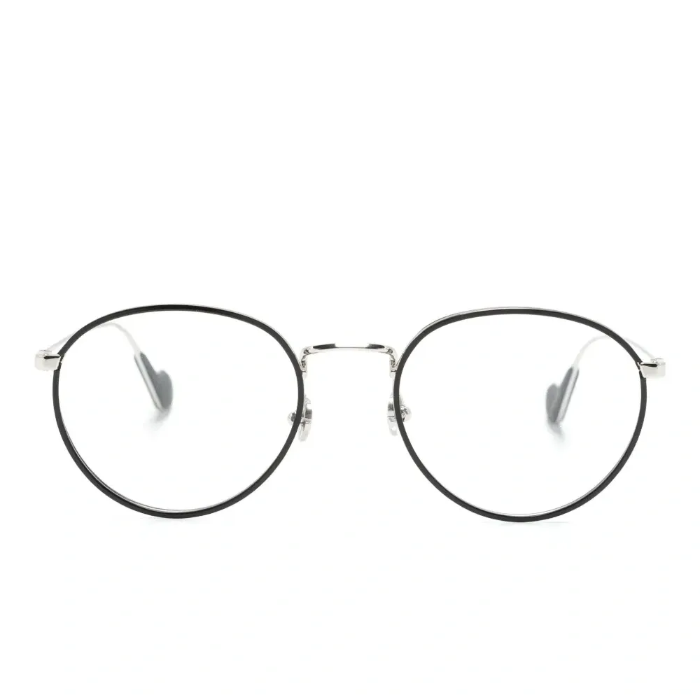 Очки в круглой оправе с логотипом