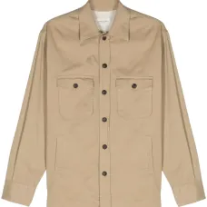 Куртка-рубашка с косым воротником