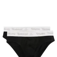 Комплект из двух трусов-брифов с логотипом Orb