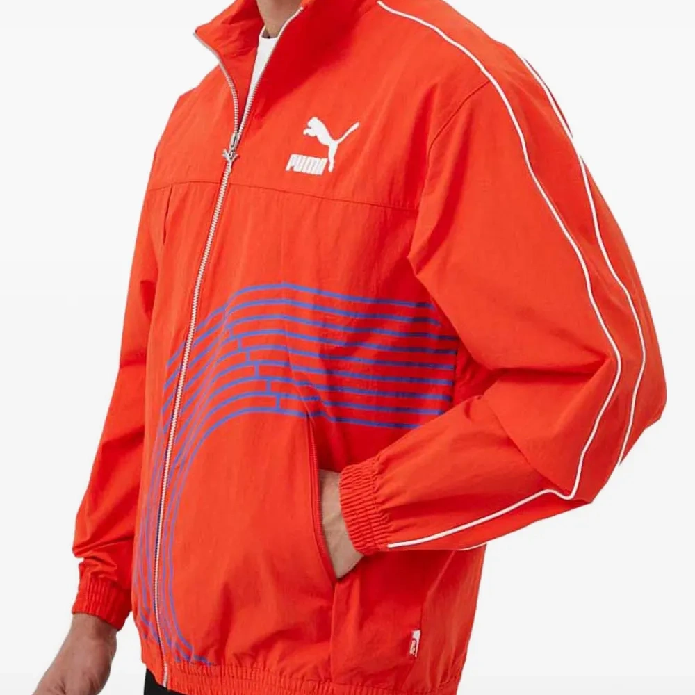 Куртка с молнией и графическим принтом