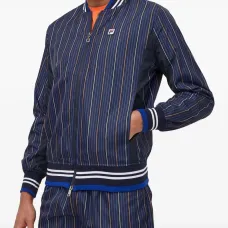 Куртка с полосками и логотипом Куртка с полосками и логотипом