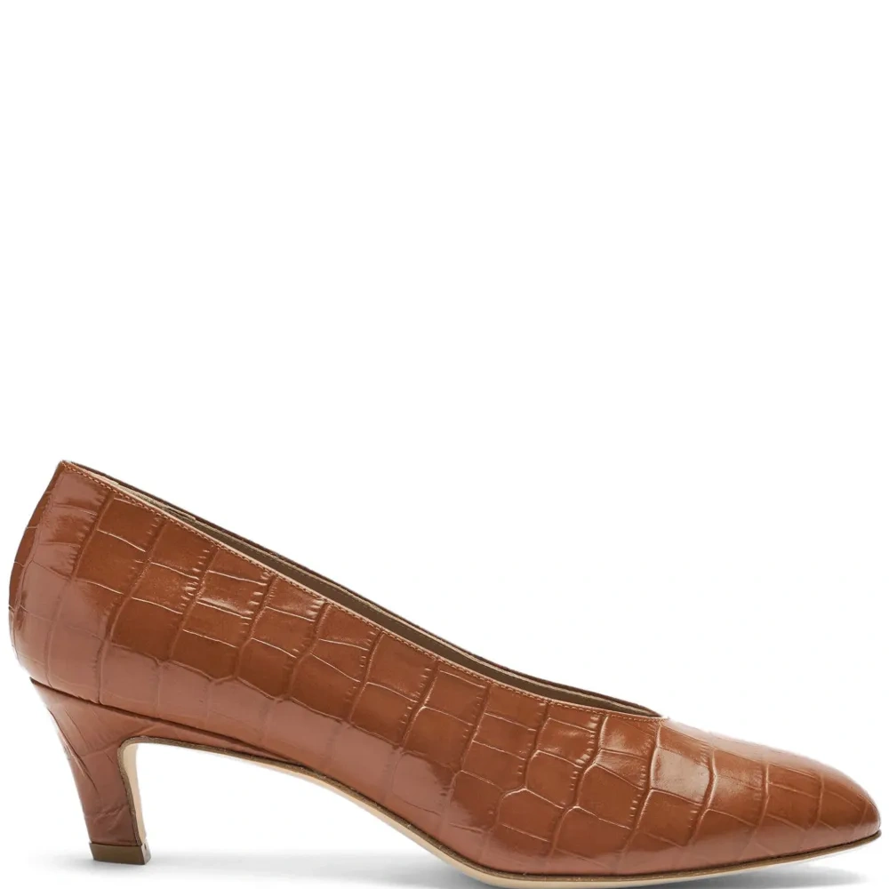 Туфли Deva 50 с тиснением под кожу крокодила