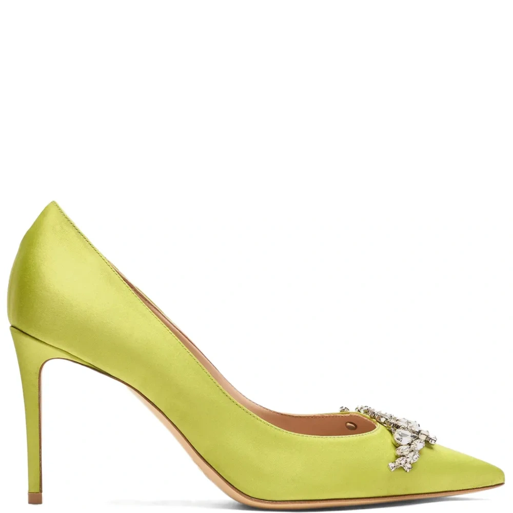 Атласные туфли Greta 90