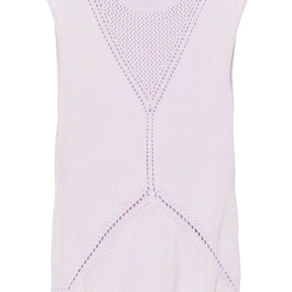 Трикотажный топ без рукавов