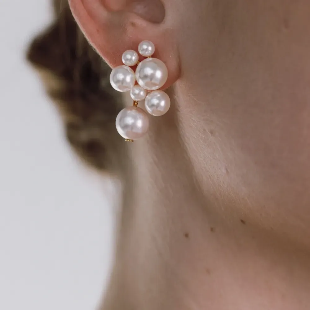 Серьги Perlita с искусственным жемчугом