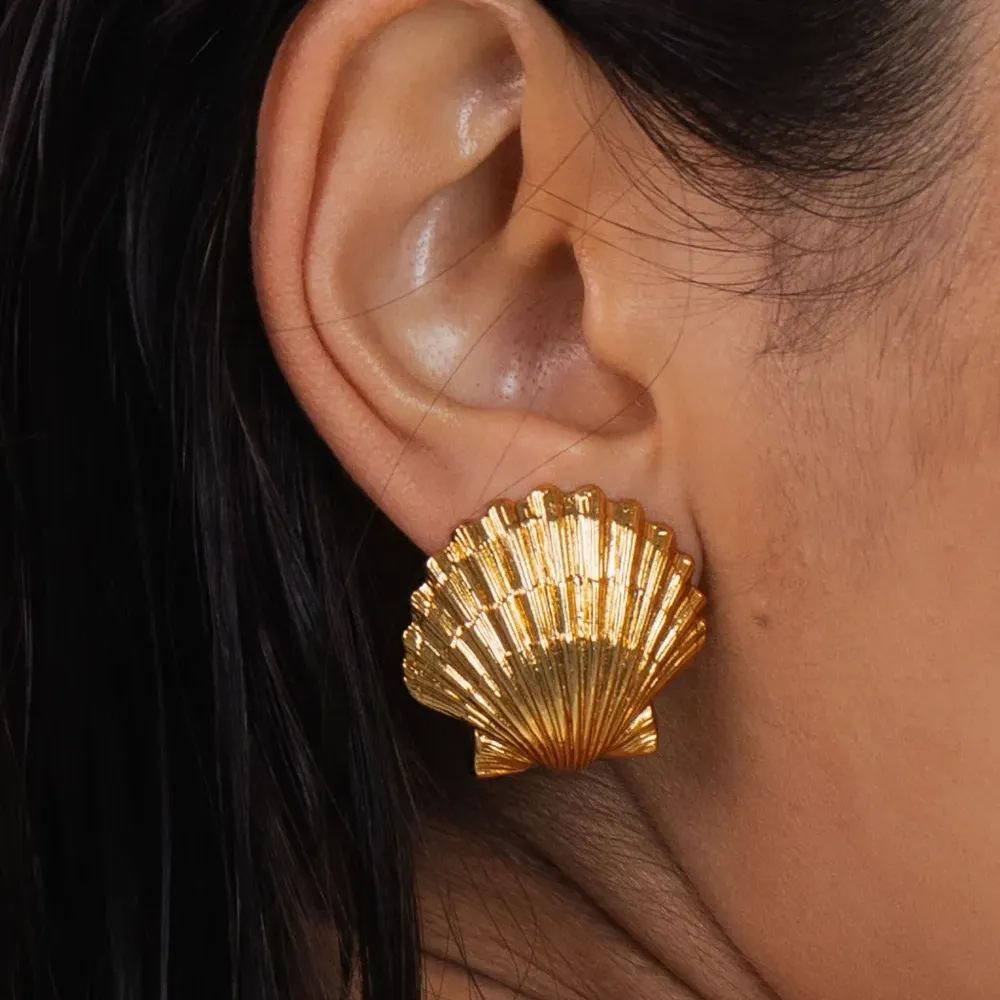 Серьги Mar в форме ракушек