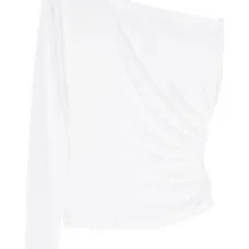 Топ на одно плечо со сборками