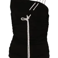 Креповый топ со сборками