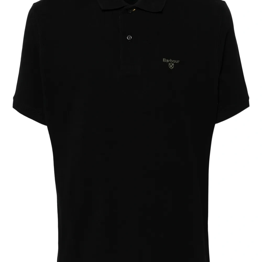 Рубашка поло с вышитым логотипом