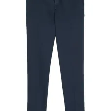 Зауженные твиловые брюки