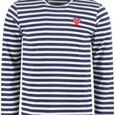 Полосатая футболка с логотипом