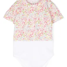 Боди с цветочным принтом