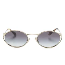 Солнцезащитные очки в овальной оправе