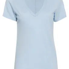 Футболка из органического хлопка с V-образным вырезом