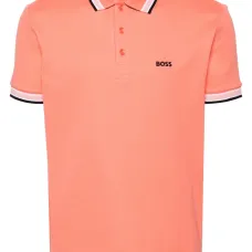 Рубашка поло с вышитым логотипом