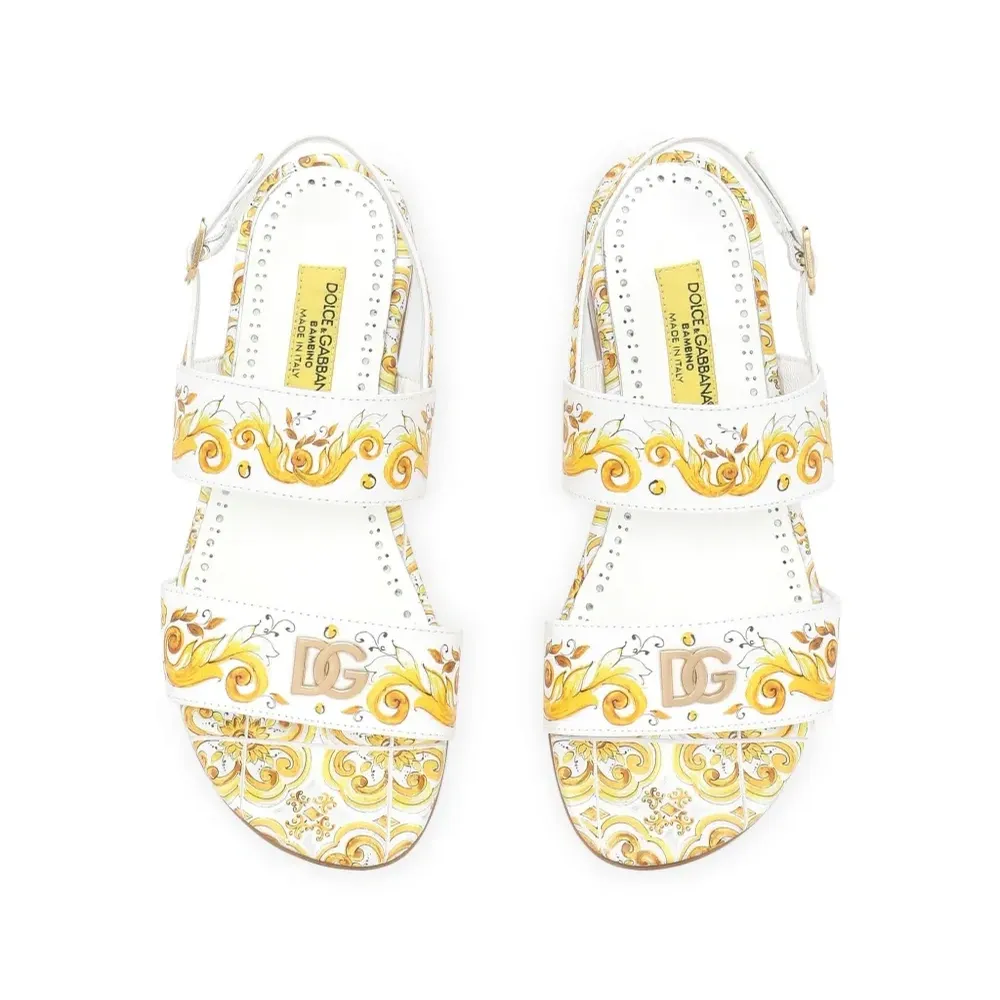 Босоножки с принтом Majolica Босоножки с принтом Majolica