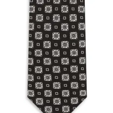 Галстук с геометричным принтом