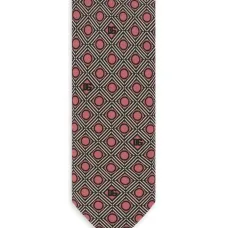 Шелковый галстук с геометричным принтом Шелковый галстук с геометричным принтом