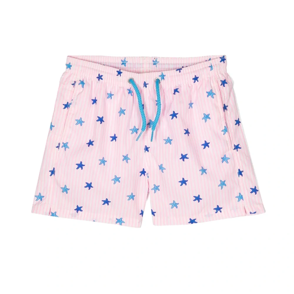 Плавки-шорты в полоску