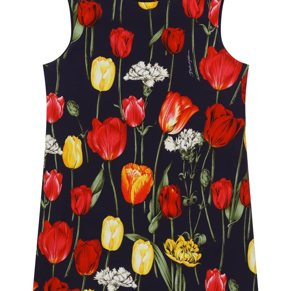 Платье с принтом