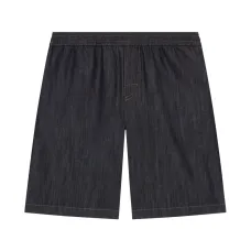 Джинсовые шорты с вышитым логотипом DG