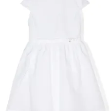 Платье из тафты с логотипом