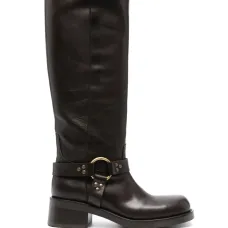 Сапоги с закругленным носком