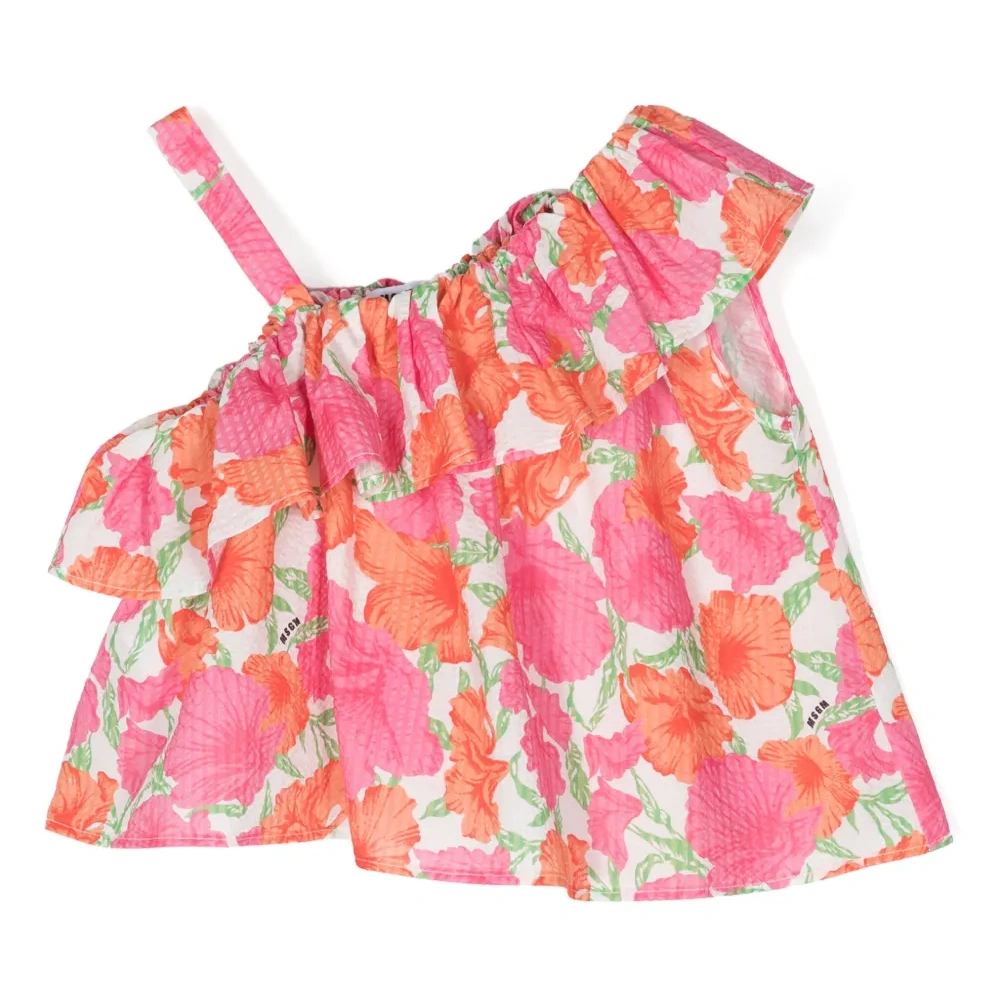 Блузка с цветочным принтом